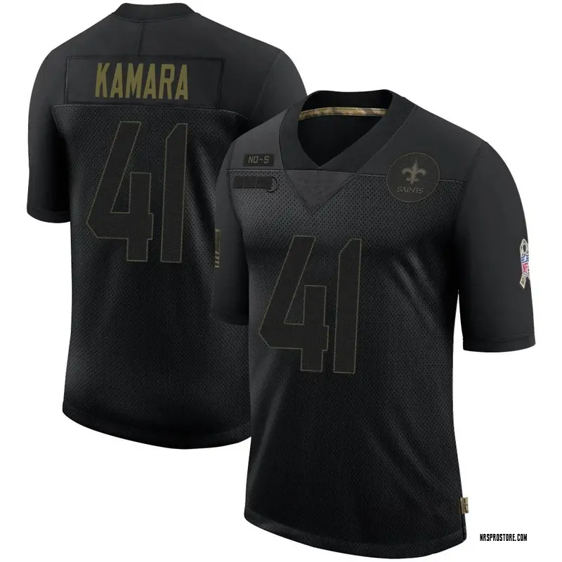 Black Youth Alvin Kamara New Orleans Saints Limited 2020 Salute To Service Jersey