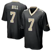 Black Youth Taysom Hill New Orleans Saints Game Team Color Jersey