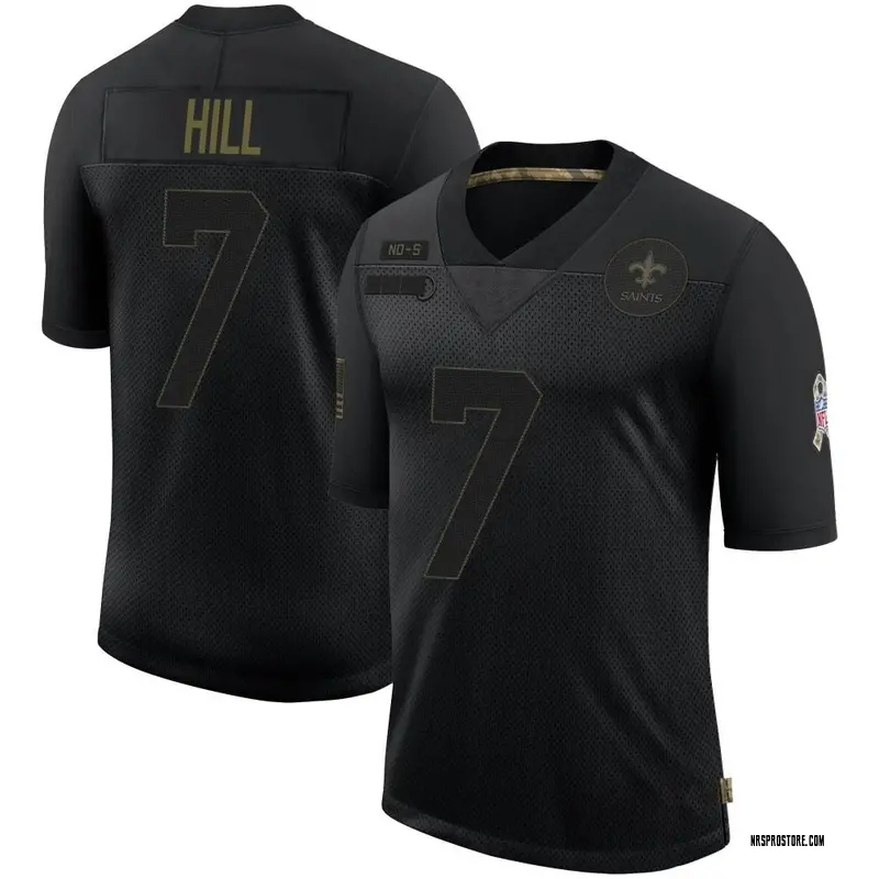 Black Youth Taysom Hill New Orleans Saints Limited 2020 Salute To Service Jersey