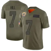 Camo Youth Taysom Hill New Orleans Saints Limited 2019 Salute to Service Jersey