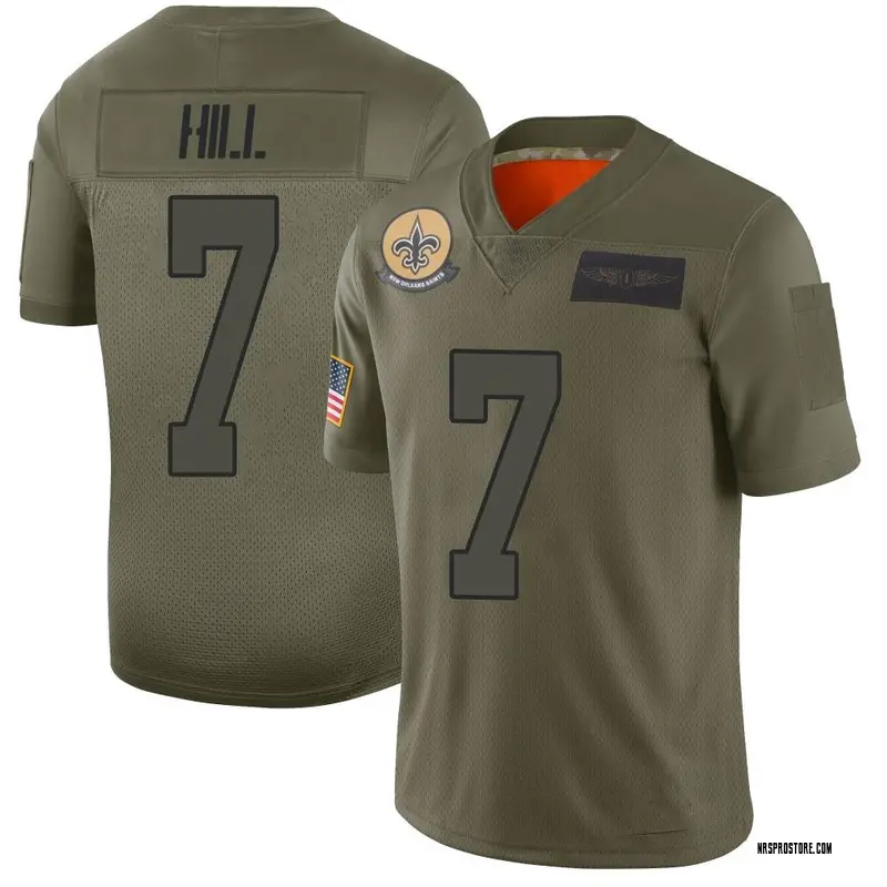 Camo Youth Taysom Hill New Orleans Saints Limited 2019 Salute to Service Jersey