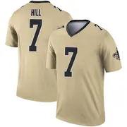Gold Youth Taysom Hill New Orleans Saints Legend Inverted Jersey