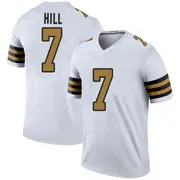 White Youth Taysom Hill New Orleans Saints Legend Color Rush Jersey